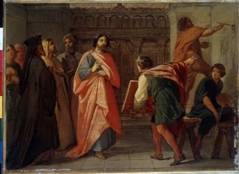 Der Großfürst Simeon I. von Russland befiehlt die Bemalung der Moskauer Kathedrale