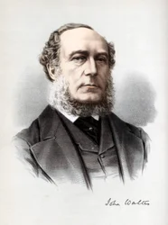 John Walter, britischer gemäßigter liberaler Politiker, um 1890