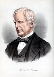 Robert Lowe, 1. Viscount Sherbrooke, britischer Staatsmann, ca. 1890