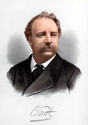 Sir Charles Santley, englischer Sänger, ca. 1890