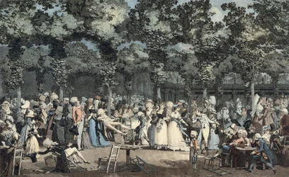 Der öffentliche Spaziergang im Palais-Royal