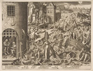 Hoffnung Spes aus der Serie Die Tugenden, 1559-60