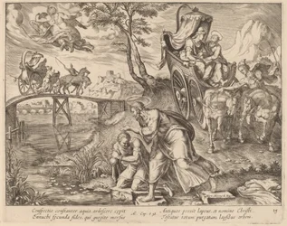 Die Taufe des Eunuchen durch den Heiligen Philippus