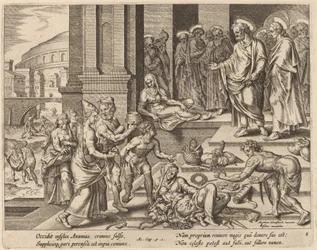 Die Tode von Ananias und Saphira