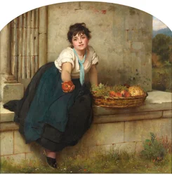 Der Obstverkäufer, 1877