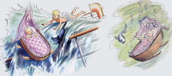 Das sinkende Schiff, Illustration aus 