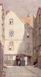 Rückseite des Green Dragon Tavern, St. Andrews Hill, 1890