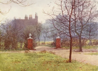 Garten von Scarsdale House, Kensington, 1892