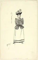 Eine Coster-Frau