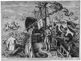Christophorus Columbus Ligur Americae Retectio, 1591