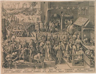 Justitia aus Die Sieben Tugenden, 1559