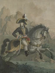 Bonaparte (1769-1821) 1. Konsul, nach einem Gemälde von Andrea Appiani (1754-1817) graviert von J.J.F. Tafsaert