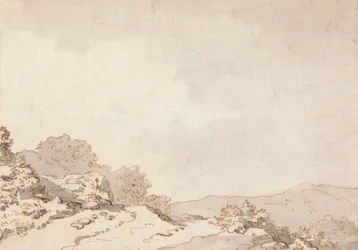 Ein Pfad auf einem Hügel