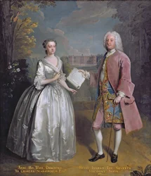 Porträt von Henry, 7. Viscount Irwin und seiner Frau Anne