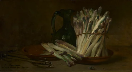 Stillleben mit Spargel, ca. 1880