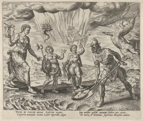 Arbeit wird mit Nahrung und Kleidung belohnt (Belohnungen für Arbeit und Fleiß)