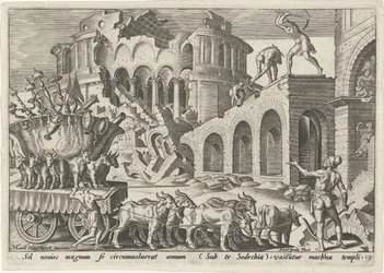 Die Chaldäer plündern den Tempel von Jerusalem Die Unglückstage des jüdischen Volkes (Serientitel)