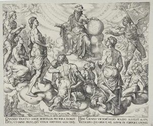 Satan fordert den Herrn heraus, Hiob seinen Schutz zu entziehen