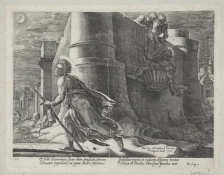 St. Paulus flieht aus Damaskus