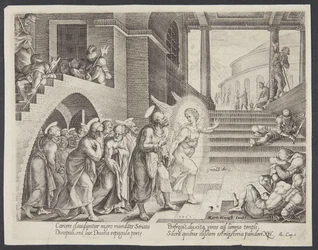 Der Engel befreit die Apostel aus dem Gefängnis