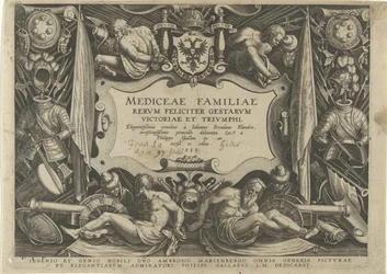 Titelblatt der Serie Mediceae Familiae