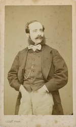 Porträt des Geigers und Komponisten Adolphe Blanc 1828-1885, ca. 1870