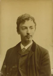 Porträt von Vilhelm Hammershøi 1864-1916, 1891
