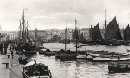 Die Barbican, Plymouth, Devon, frühes 20. Jahrhundert