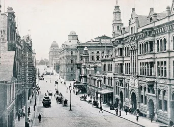 Bridge Street, Sydney, ca. 1900, aus 