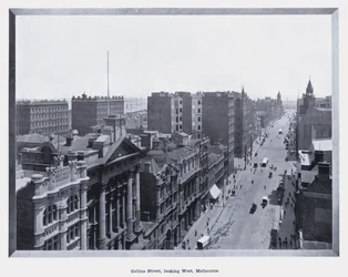 Collins Street, Blick nach Westen, Melbourne