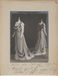 Albumseite: House of Worth, Nachmittagskleid