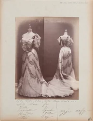 Albumseite: House of Worth, Ballkleid