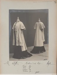 Albumseite: House of Worth, Mantel