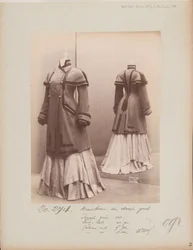 Albumseite: House of Worth, Mantel