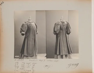 Albumseite: House of Worth, Mantel