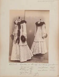 Albumseite: House of Worth, Mantel