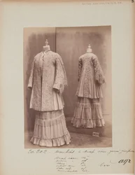 Albumseite: House of Worth, Mantel