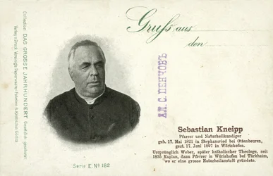 Sebastian Kneipp, bayerischer katholischer Priester und Pionier der Naturheilkunde