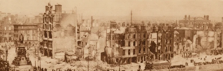 Dublin, Irland, nach dem Osteraufstand, April 1916