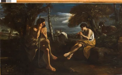 Merkur bringt Argus zum Schlafen, ca. 1645-55