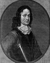 Porträt von John Hampden (ca. 1595-1643), englischer Politiker, Gravur
