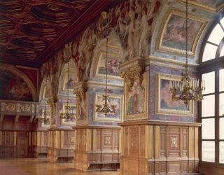 Der Ballsaal, Schloss Fontainebleau, Frankreich