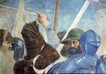 Die Legende vom Wahren Kreuz, die Schlacht von Heraklius und Chosroes (Detail)