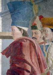 Die Legende vom Wahren Kreuz, die Überprüfung des Wahren Kreuzes (Detail)