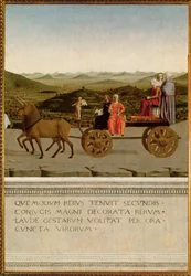 Triumph der Herzogin von Urbino, Battista Sforza