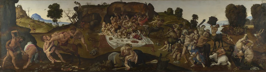 Der Kampf zwischen den Lapithen und den Kentauren, ca. 1500-1515