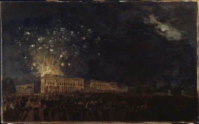 Feuerwerk zur Geburt des Herzogs von Normandie, ca. 1782