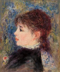 Junge Frau mit Rose