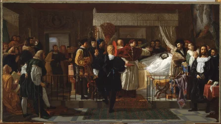 Ehrungen für Raffael auf seinem Sterbebett