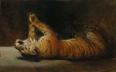 Spielender Tiger